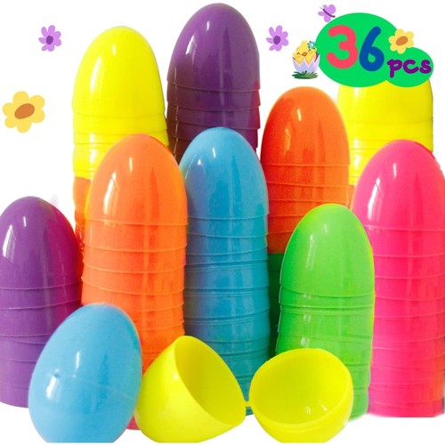 Ostereier plastik set bunt - plastik,